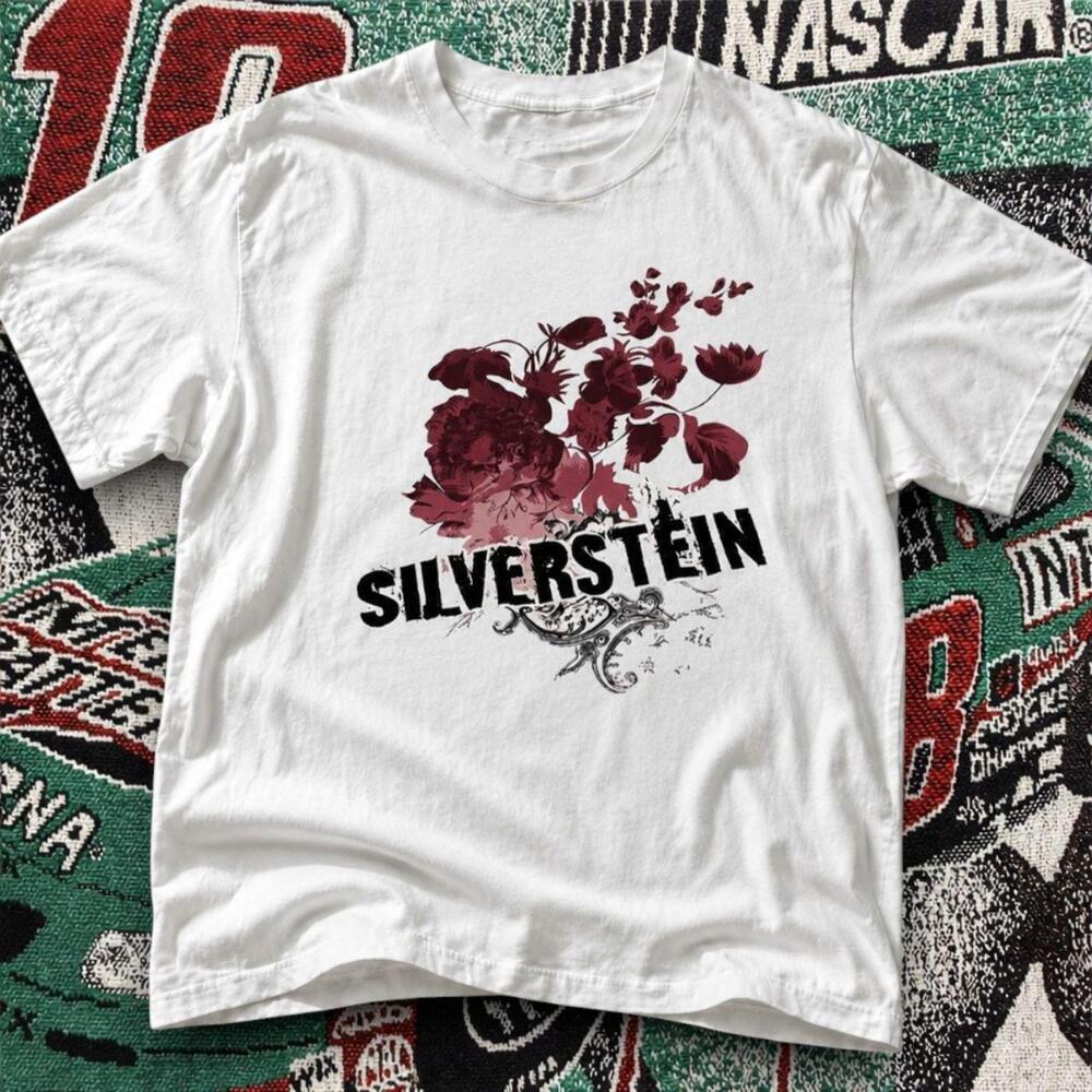 Silverstein Floral Graphic Tee White Unisex